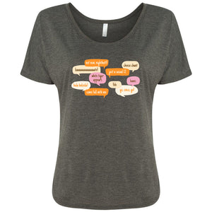 Chat Bubbles Slouchy Tee