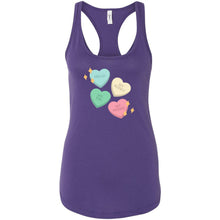 Load image into Gallery viewer, HT Conversation Hearts Racerback Tank
