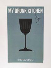 Load image into Gallery viewer, Retro My Drunk Kitchen Poster (Signed)
